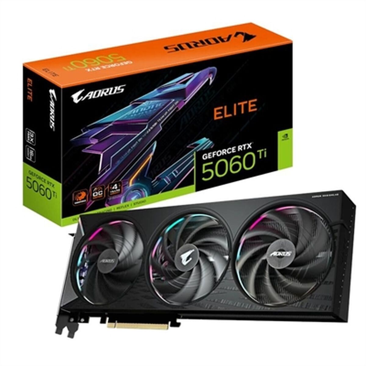 Graphics card Gigabyte GV-N506TAORUS E-16GD 16 GB geforce rtx 5060 ti GDDR6 GDDR7