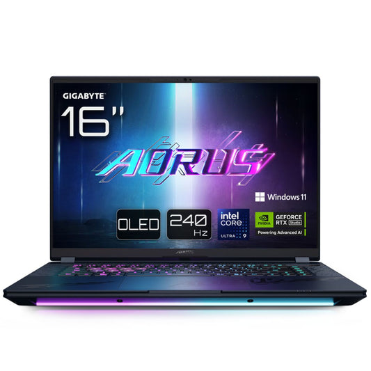 Laptop Gigabyte AORUS MASTER 16 BZHC6PTE64SP 16" intel core ultra 9 275HX 32 GB RAM 1 TB SSD nvidia geforce rtx 5090 Spani...