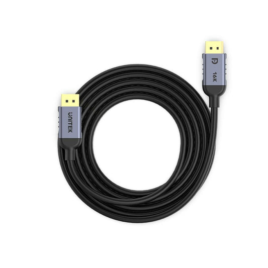 DisplayPort Cable Unitek C1628GY01-5M Black Grey 5 m