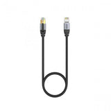 S/FTP Category 8 Rigid Network Cable Unitek C18149AGY03-1M Black 1 m
