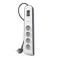 4-socket plugboard with power switch Belkin (2 m)