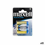 Alkaline Batteries Maxell LR14 (12 Units)
