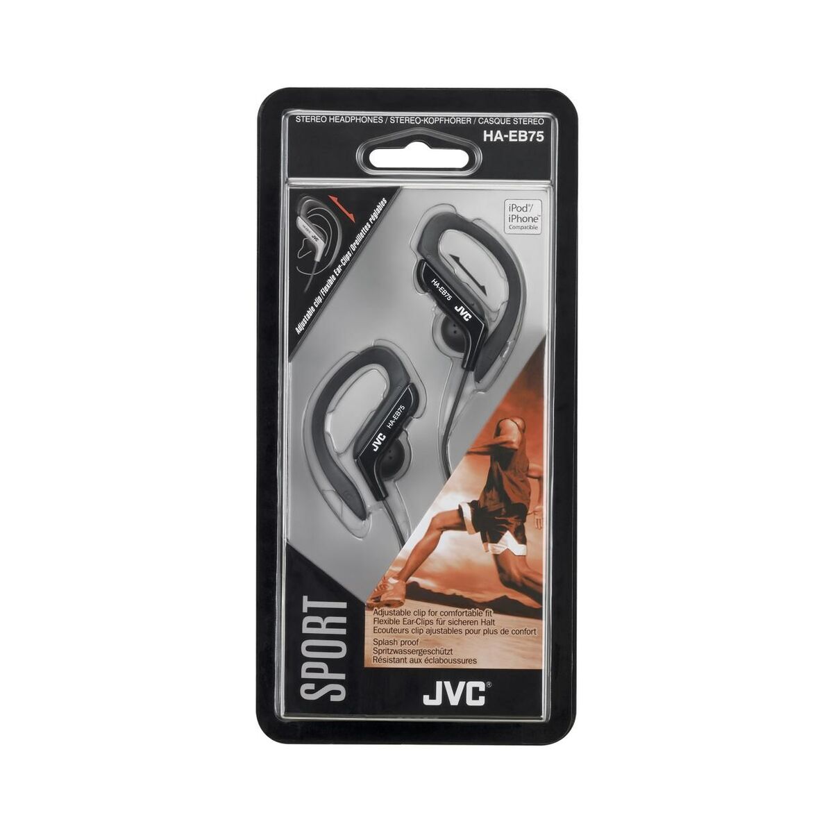 Sports headphones JVC HA-EB75 Black
