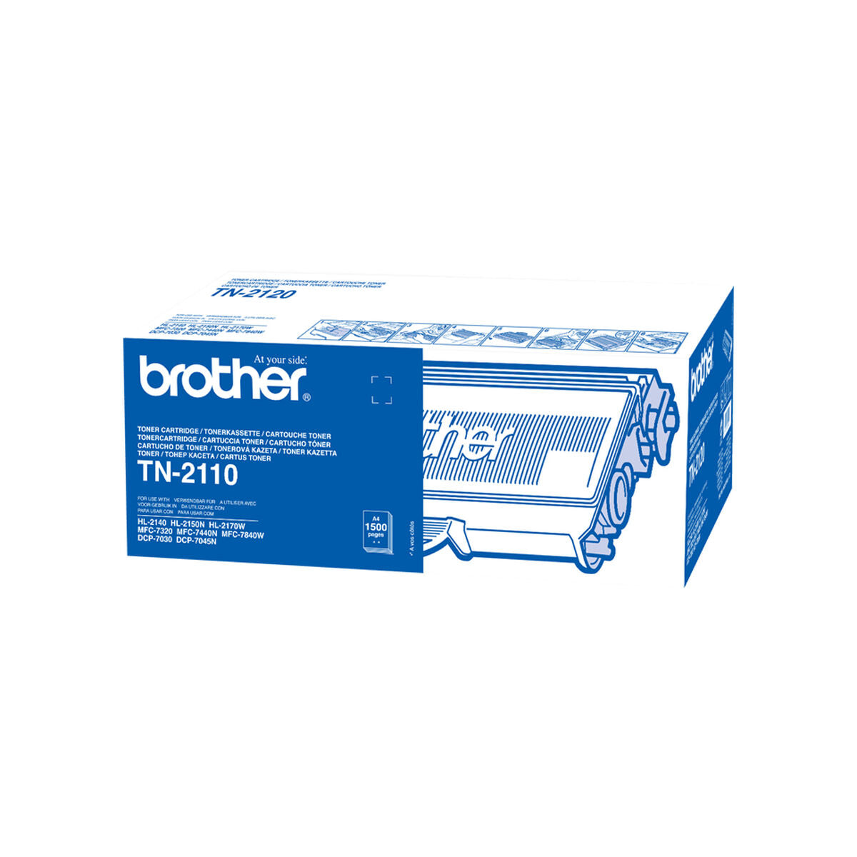 Toner Brother TN-2110 Black (3 Units)