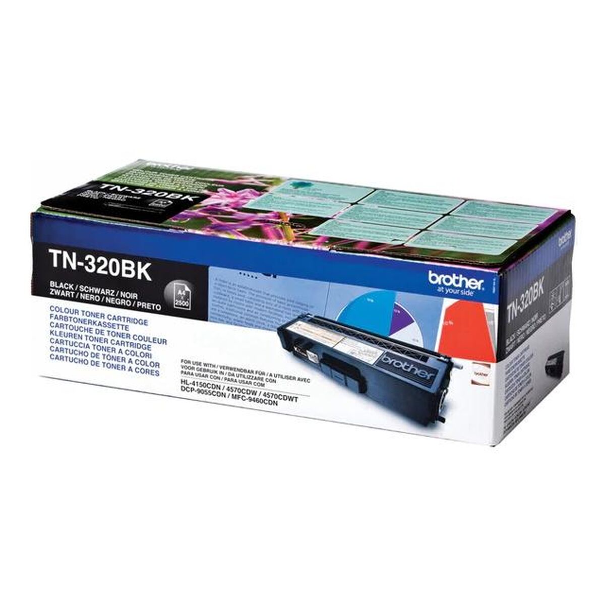 Toner Brother TN320BK Black (4 Units)