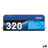 Toner Brother TN320C Cyan (4 Units)