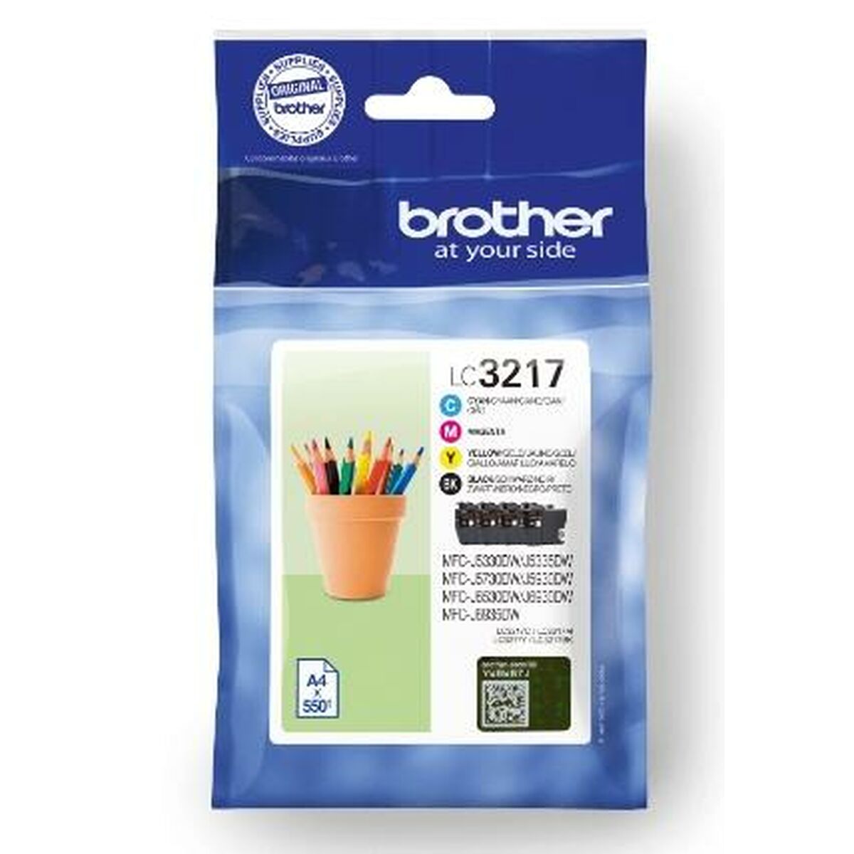 Original Ink Cartridge Brother MFCJ5330DW, MFCJ5730DW, MFCJ5930DW, MFCJ6530DW, MFCJ6930DW, MFCJ6935DW Black/Cyan/Magenta/Y...