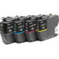 Original Ink Cartridge Brother MFC-J1010DW / DCP-J1050DW Yellow (4 Units)