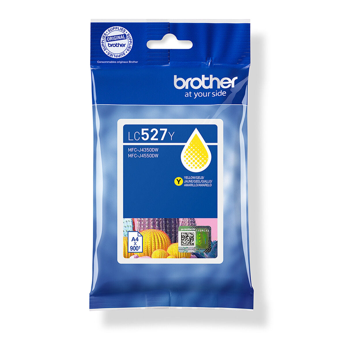 Original Ink Cartridge Brother LC527Y Yellow