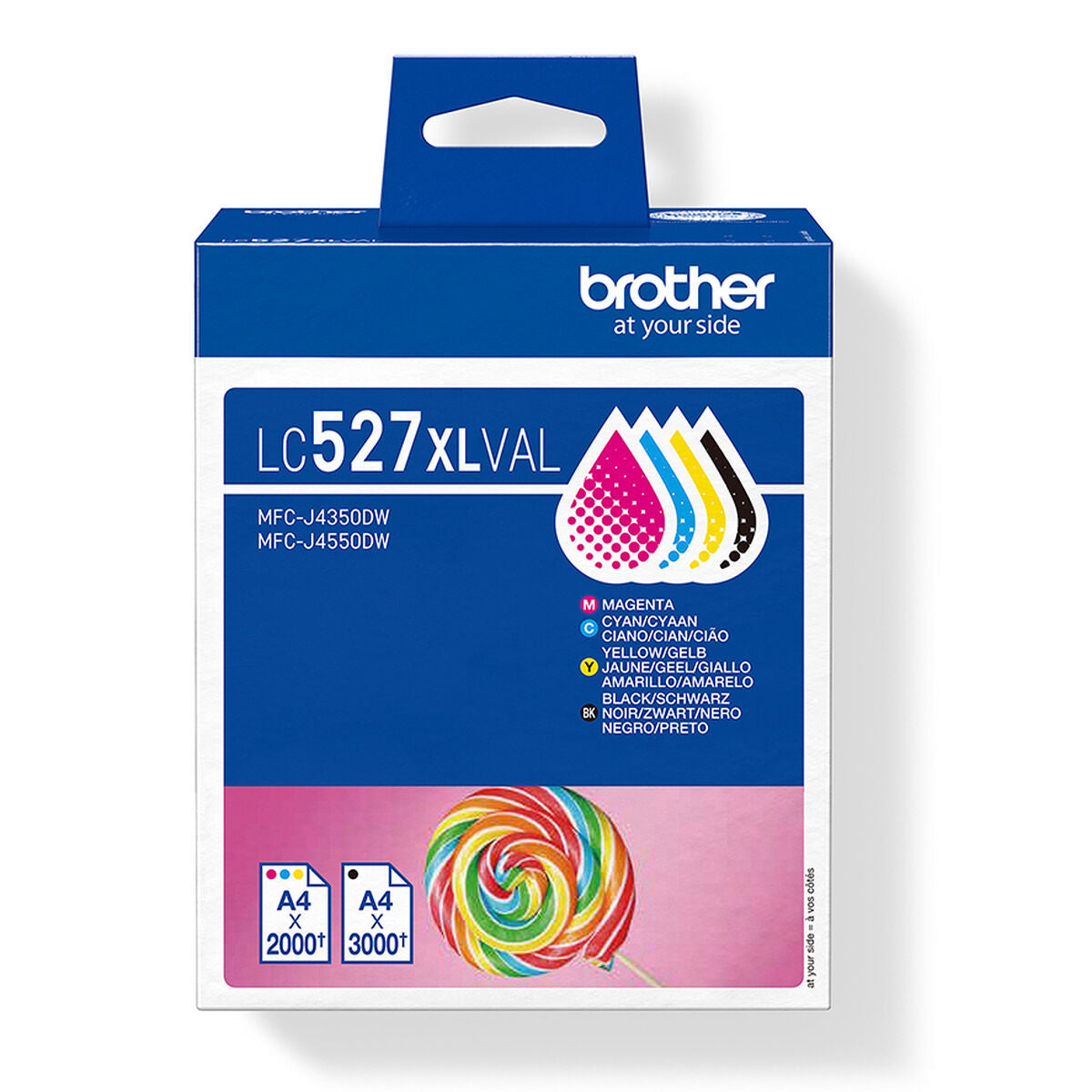 Original Ink Cartridge Brother LC527XLVAL Multicolour