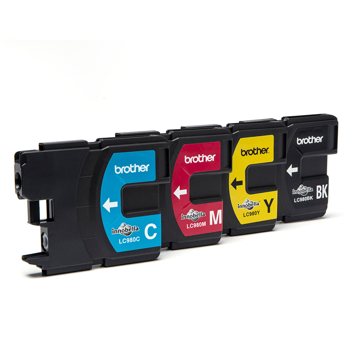 Original Ink Cartridge Brother LC980 Yellow Blue Black Magenta (4 Units)