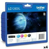 Original Ink Cartridge Brother LC1280XL Yellow Blue Black Magenta (4 Units)