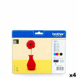 Original Ink Cartridge Brother LC121 Yellow (4 Units)