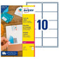 Printer Labels Avery L4612 White 25 Sheets 99,1 x 57 mm (5 Units)