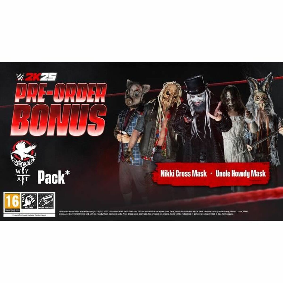 Video game for Switch 2K GAMES WWE 2K25
