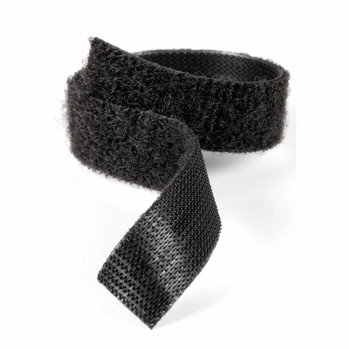 Cable holder Velcro one-wrap Black 10 mm x 5 m