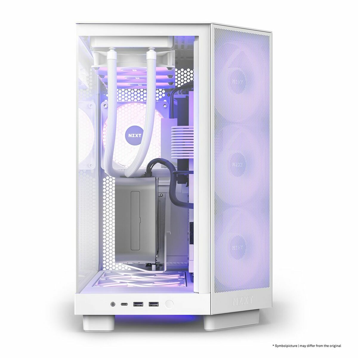 ATX Semi-tower Box NZXT CC-H61FW-R1 White