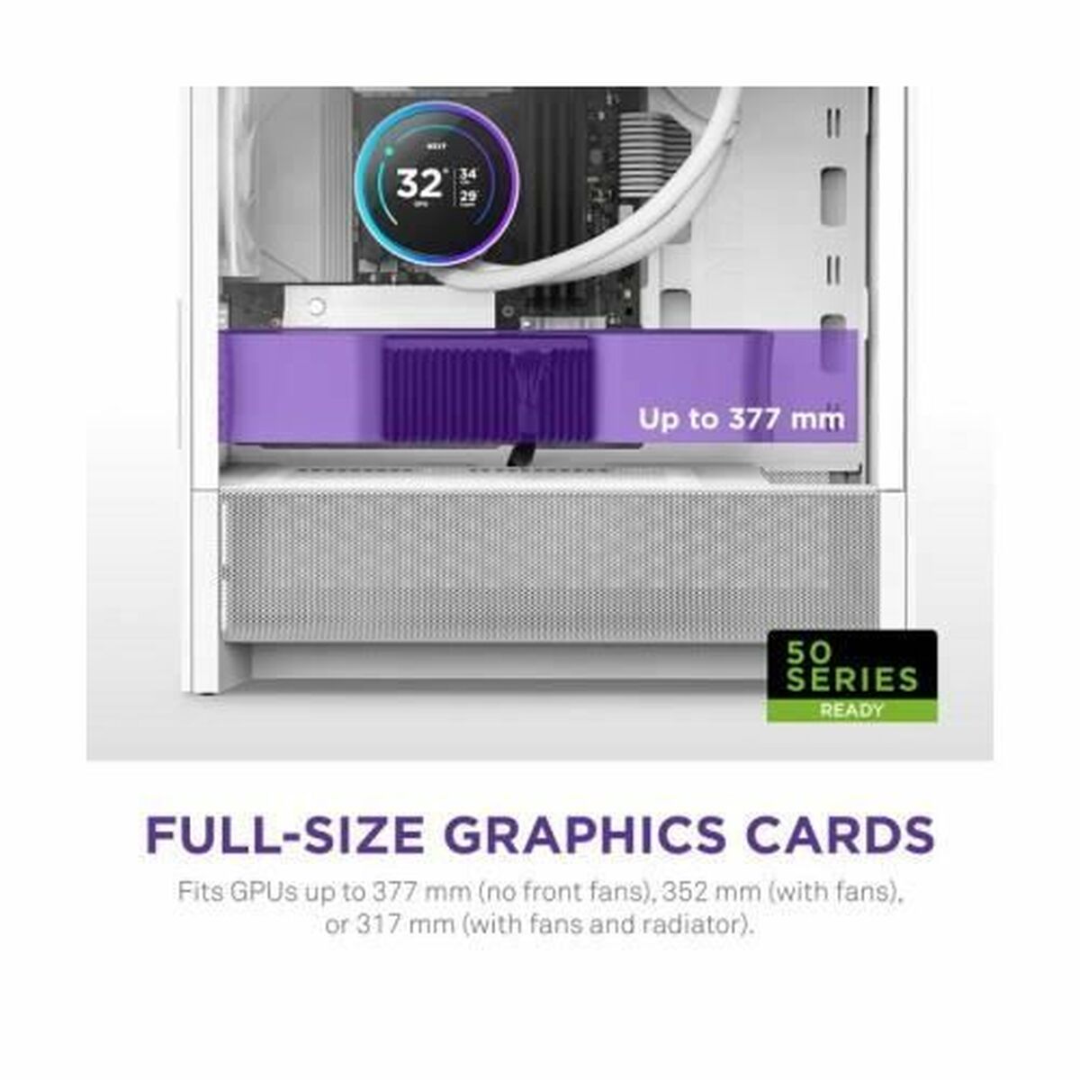 ATX Semi-tower Box NZXT NZXT White