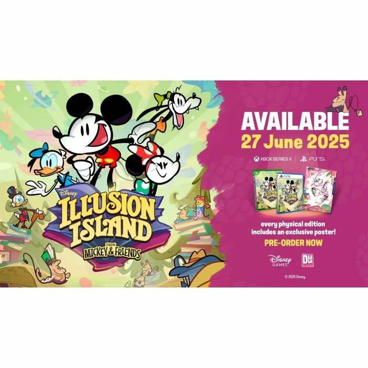 Xbox Series X Video Game Just For Games Disney Illusion Island