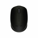 Optical Wireless Mouse Logitech B170 1000 dpi Black