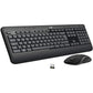 Keyboard and Mouse Logitech 920-008679 Italian QWERTY White Black