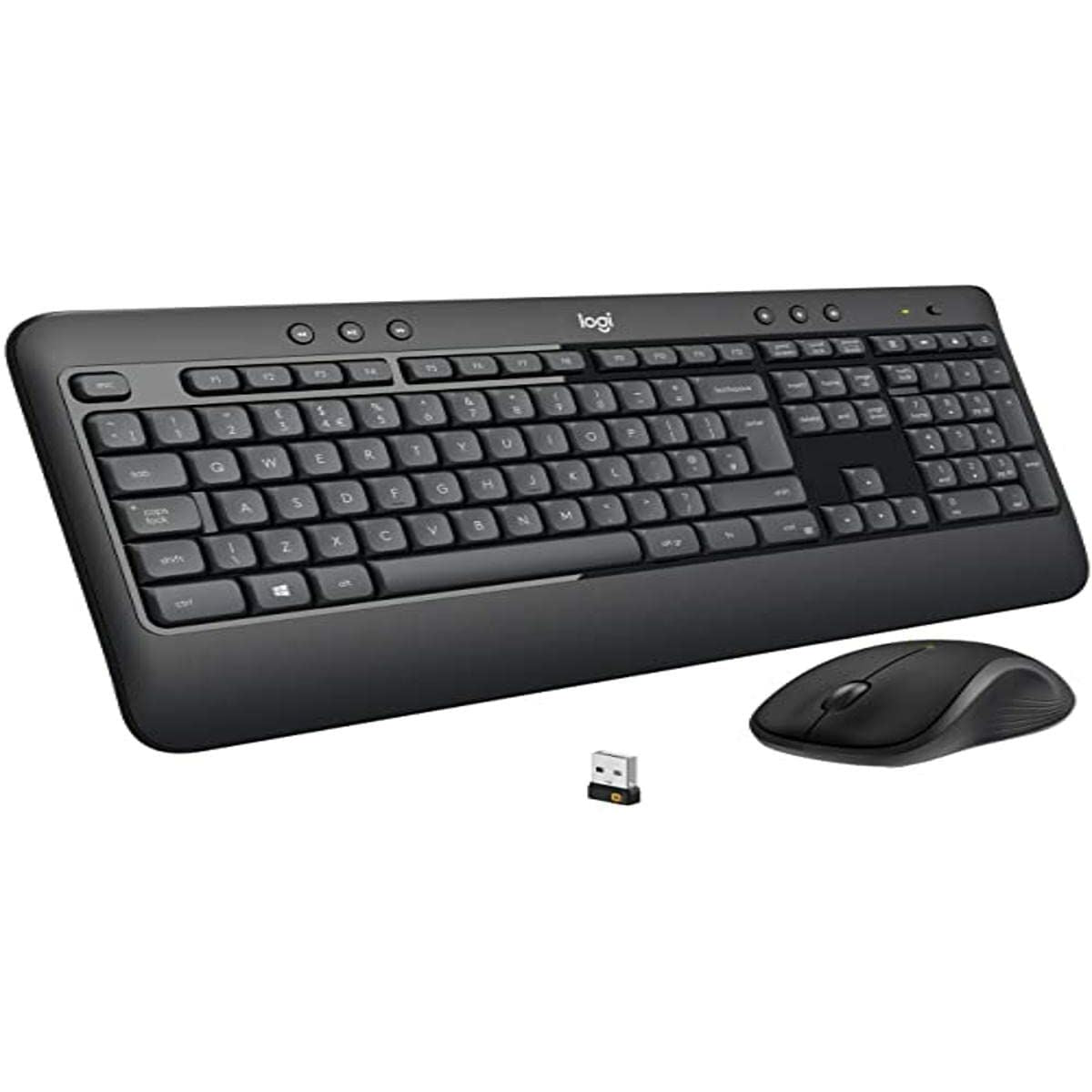 Keyboard and Mouse Logitech 920-008679 Italian QWERTY White Black