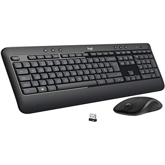 Keyboard and Mouse Logitech 920-008679 Italian QWERTY White Black