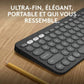 Bluetooth Keyboard with Support for Tablet Logitech K380 French Grey Graphite Dark grey AZERTY