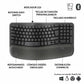 Keyboard and Mouse Logitech Graphite Steel Spanish Qwerty