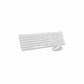 Keyboard and Mouse Logitech White French Azerty French