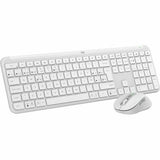 Keyboard and Mouse Logitech 920-012596 White Spanish QWERTY