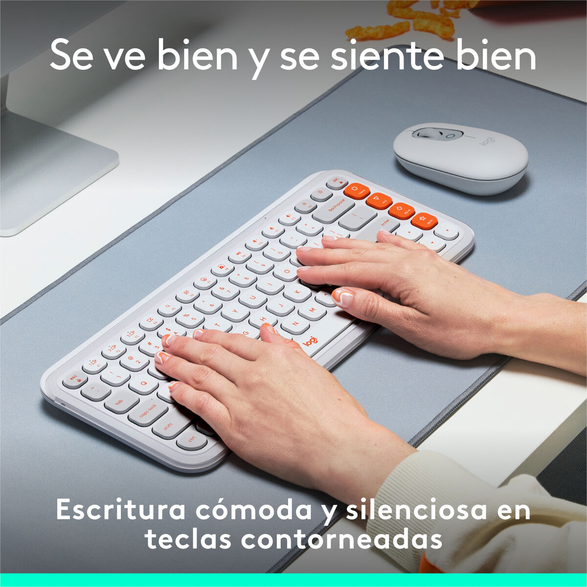Keyboard Logitech 920-013069 White