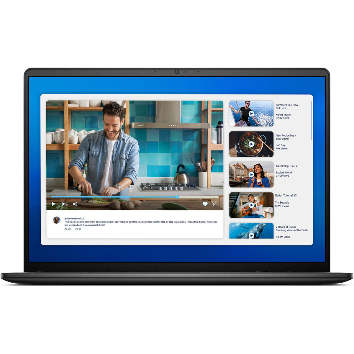 Laptop Dell DC16250 C7-150U 16" Intel Core Ultra 7 150U 16 GB RAM 1 TB SSD Spanish Qwerty