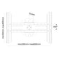 Wall support Neomounts LED-WR100BLACK 75" Black