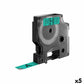 Laminated Tape for Labelling Machines Dymo D1 45019 12 mm LabelManager™ Green Black (5 Units)