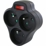 3-socket plugboard with power switch Chacon Dominó 3x16A