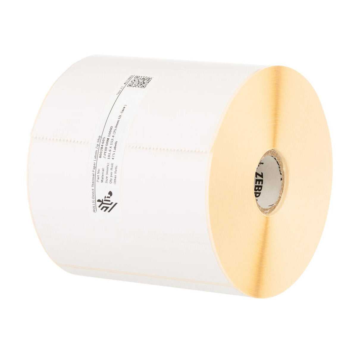 Printer Labels Zebra 3006308-T White