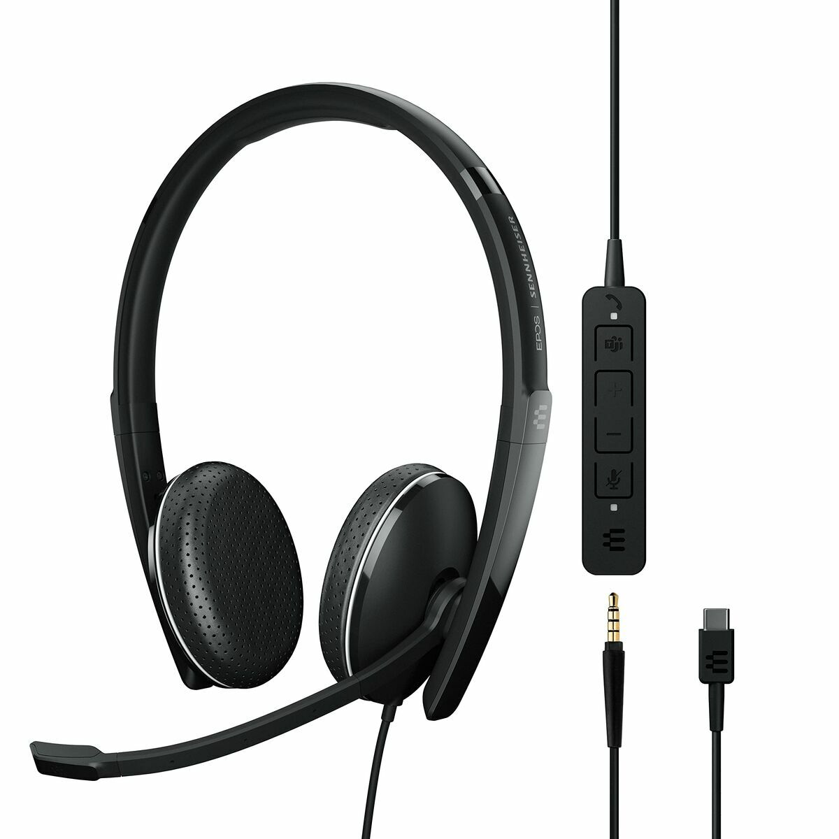 Headphones with Microphone Epos 1000906 Black