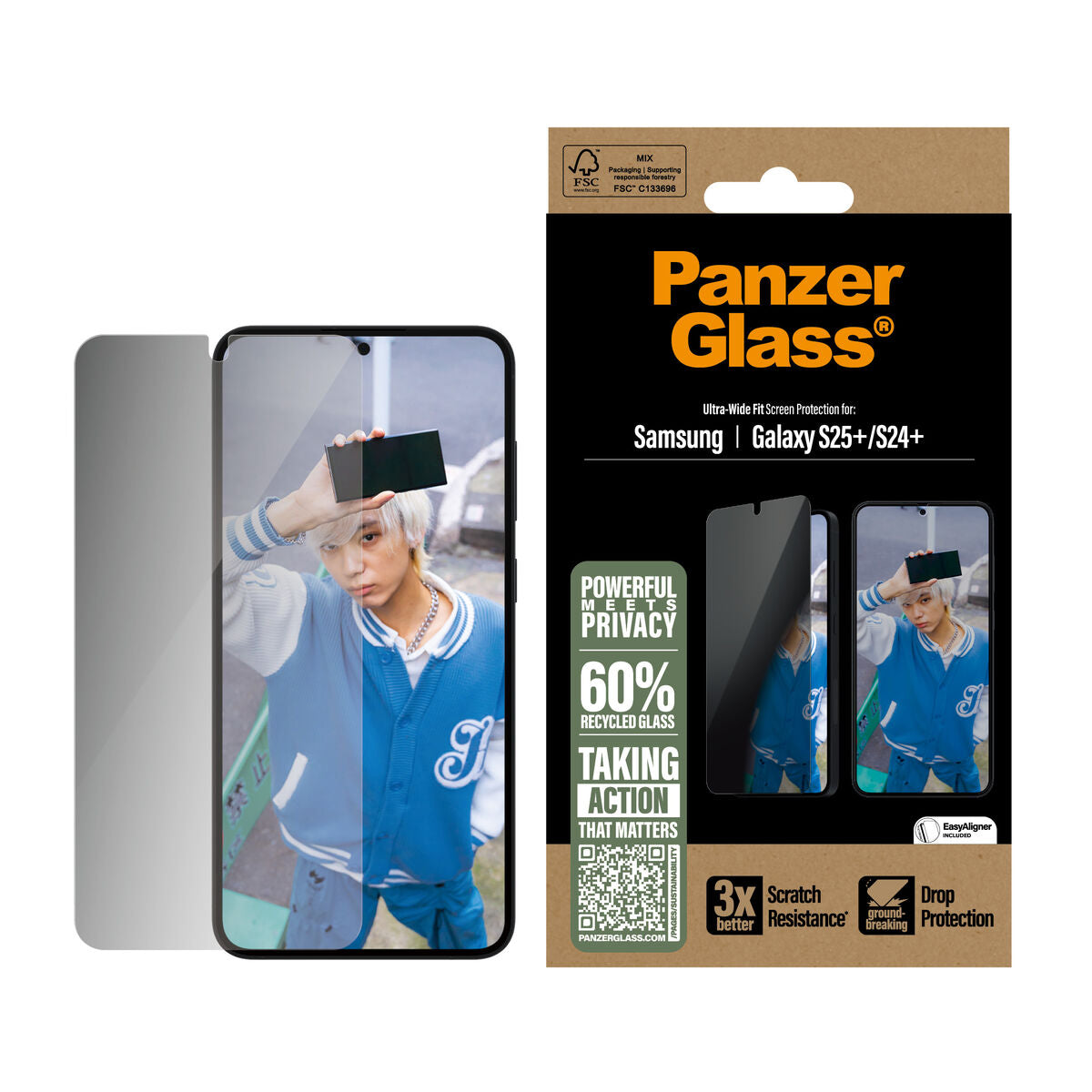 Screen Protector PanzerGlass Samsung S25+-S24+