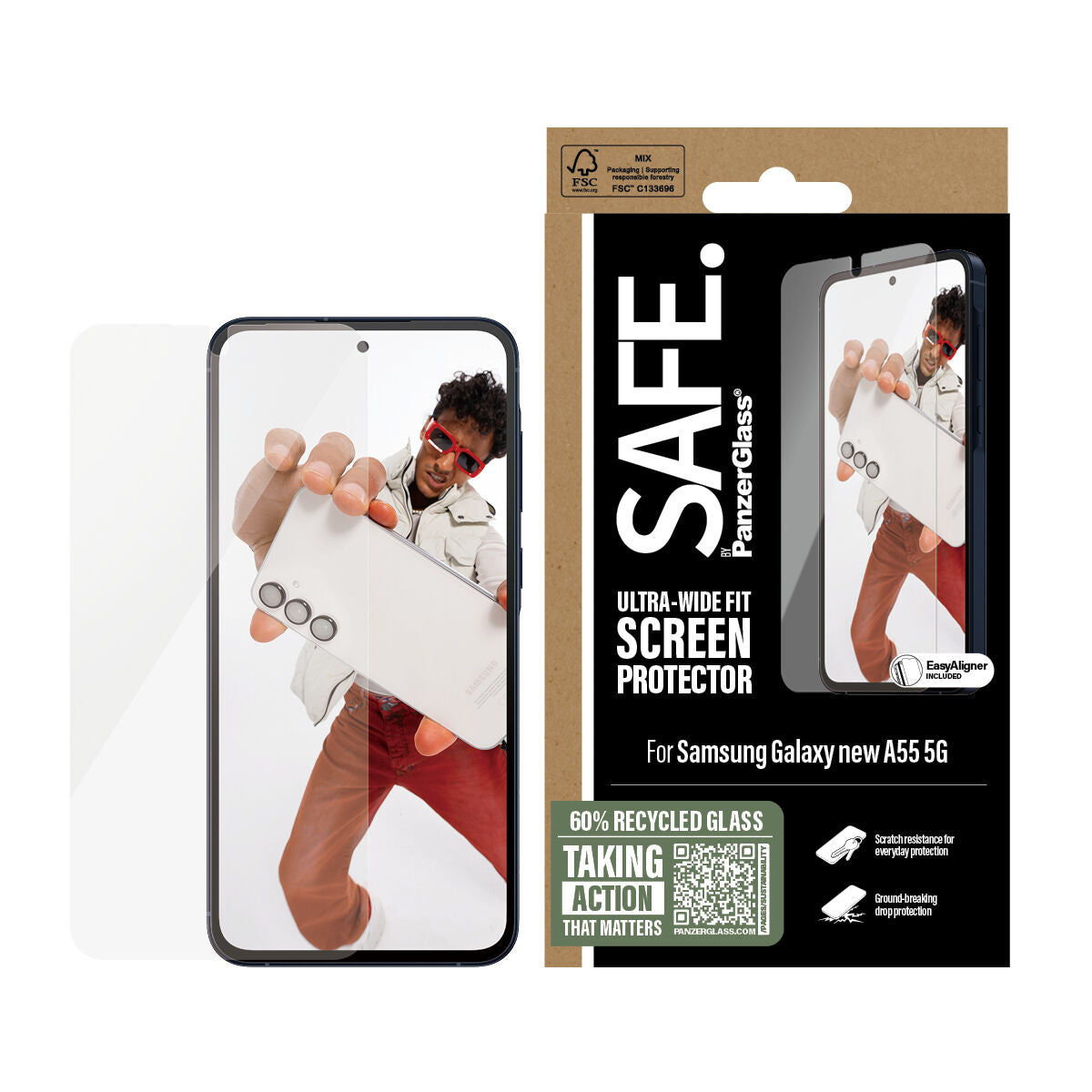 Mobile cover PanzerGlass SAFE Transparent