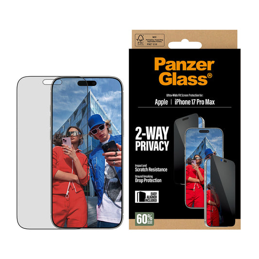 Screen Protector Panzer Glass PG75492 Apple iPhone 17 Pro Max