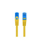 UTP Category 6 Rigid Network Cable Lanberg PCF6A-10CC-1000-Y Yellow