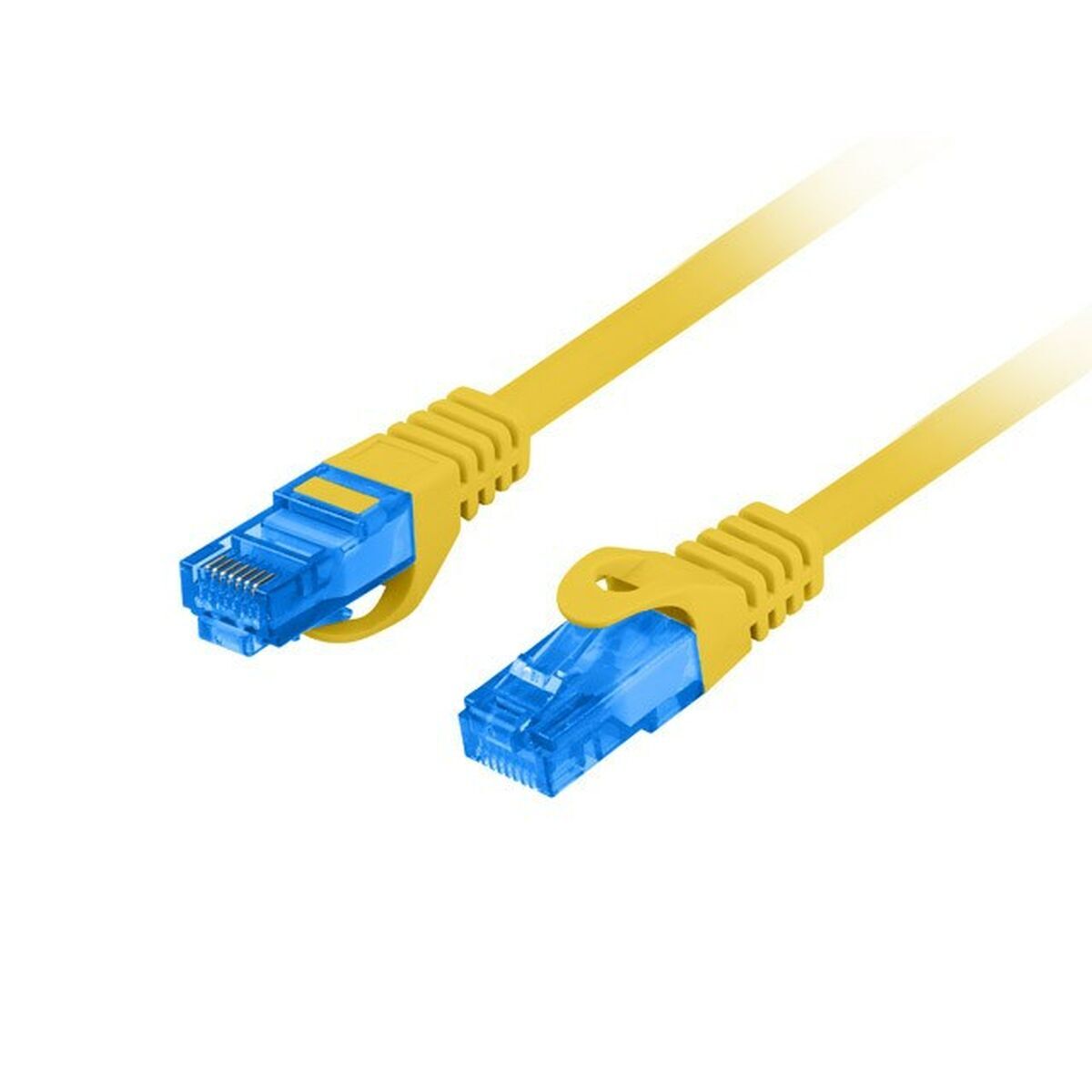 UTP Category 6 Rigid Network Cable Lanberg PCF6A-10CC-1000-Y Yellow