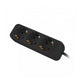 Schuko 3 Way Multi-socket Adapter Lanberg 2500 W 1,5 m Black