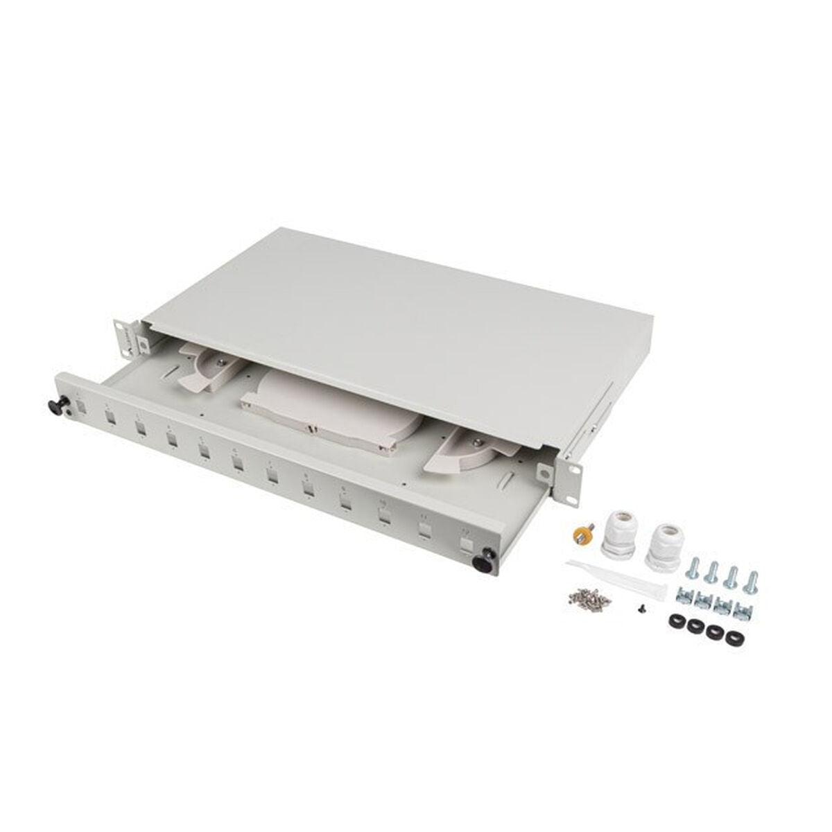 Wall-mounted Rack Cabinet Lanberg FOP1-12SS-LDS