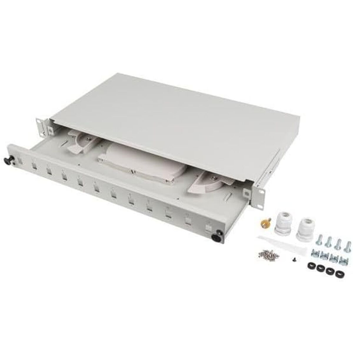 Wall-mounted Rack Cabinet Lanberg FOP1-12SS-LDS
