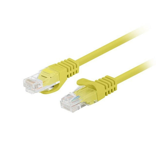 UTP Category 6 Rigid Network Cable Lanberg PCU6-20CC-0025-Y Yellow 25 cm