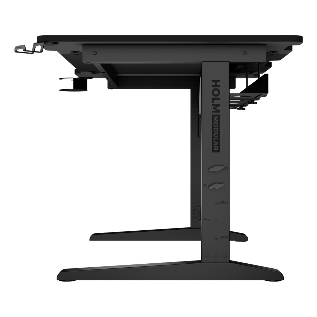 Desk Genesis HOLM MODULAR 120 RGB 120 x 75 cm Black