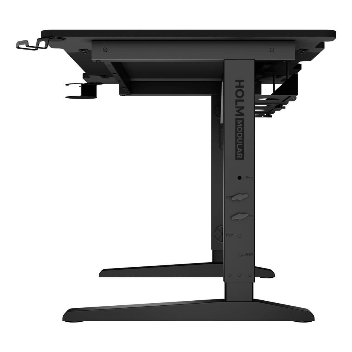 Desk Genesis HOLM MODULAR 120 RGB 120 x 75 cm Black