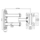 Screen Table Support MacLean MC-740 23" 13"